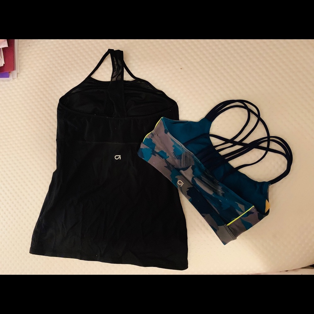 Gap- workout top and workout bra